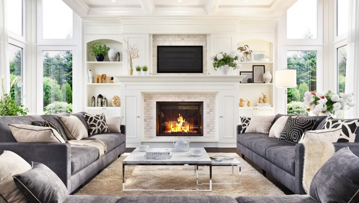 Comparing different styles of luxury home interiors