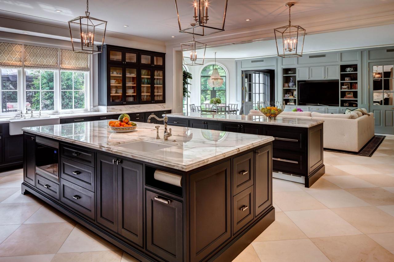 Luxury kitchen island design ideas and features