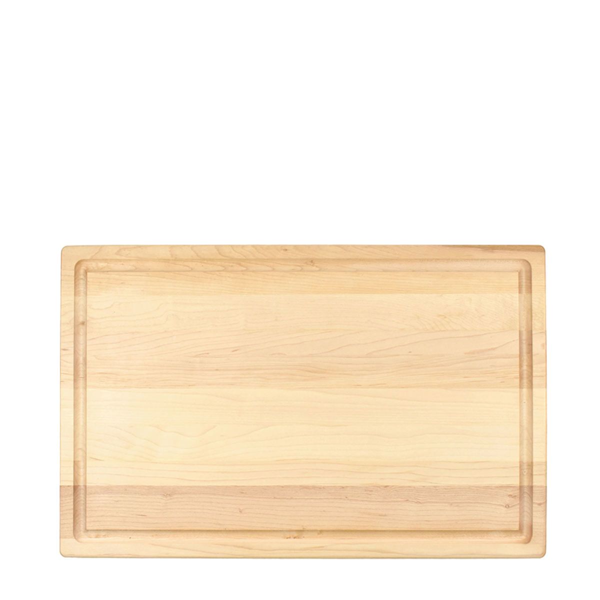 Large cutting board set with juice groove for meat