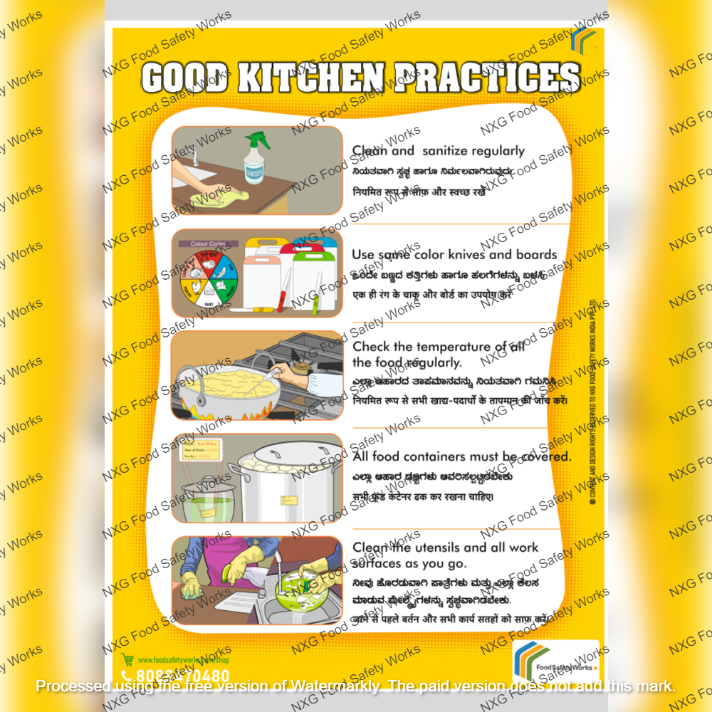 Best practices for maintaining a German kitchen's hygiene