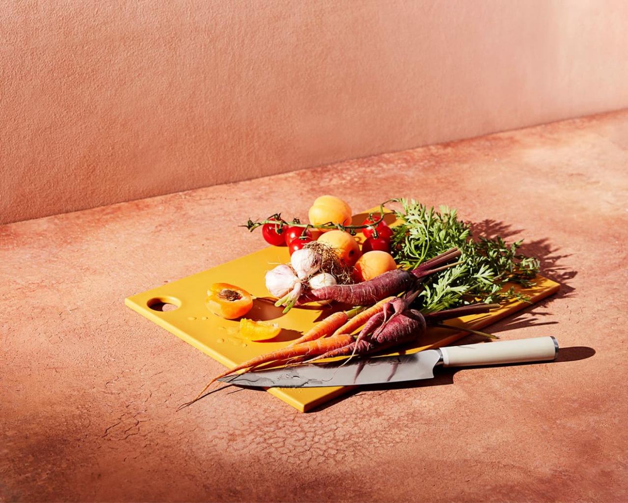 Eco-friendly cutting board set made from sustainable materials