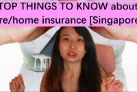 Home insurance premiums in Singapore